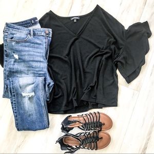 M Express Black Blouse